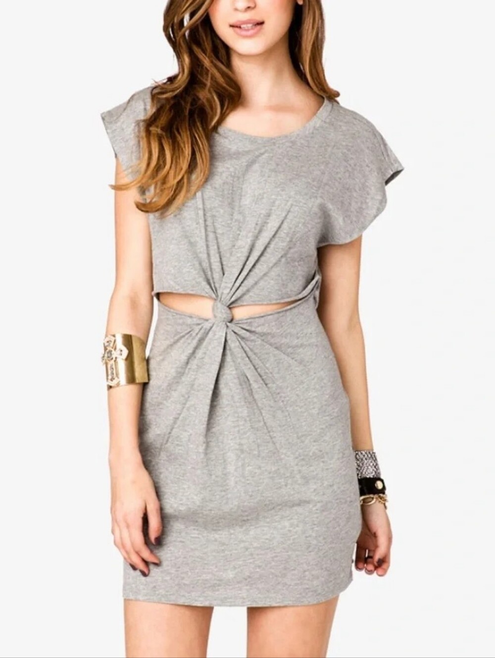 (NWT) Forever 21 Cutout T-Shirt Dress